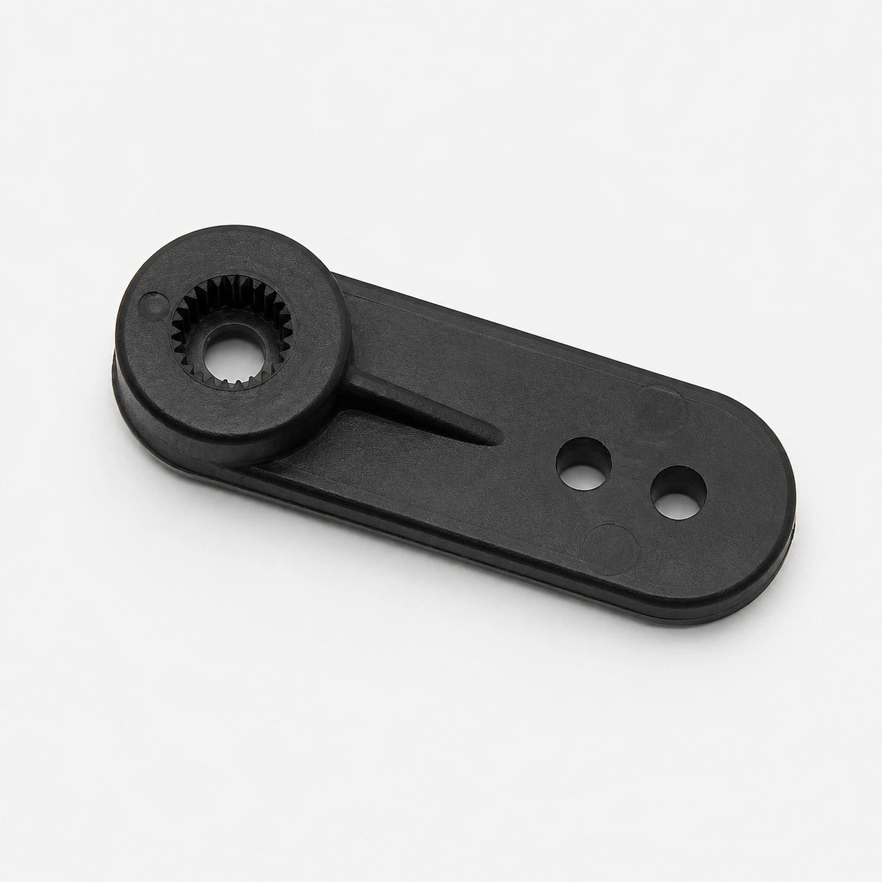 Throttle servo arm for HPI Baja 5B.