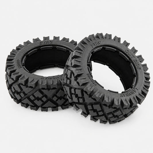 All terrains tires (rear) for HPI Baja 5B.