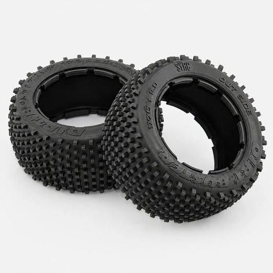 Buster tires (rear) for HPI Baja 5B.