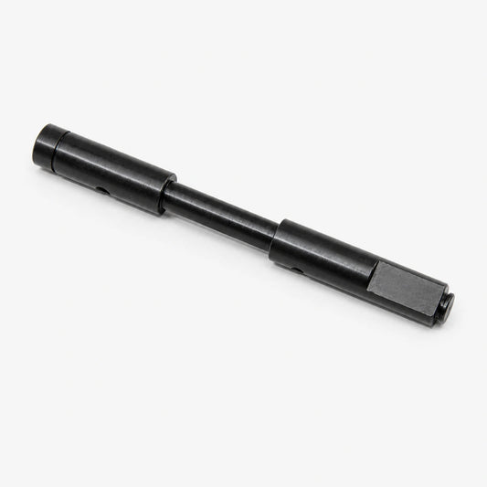Drive gear shaft 12x124mm (#1144 steel) for HPI Baja 5B.