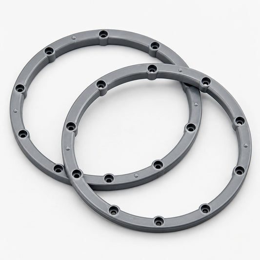 Heavy duty wheel bead lock rings (front and outside) for HPI Baja 5B.