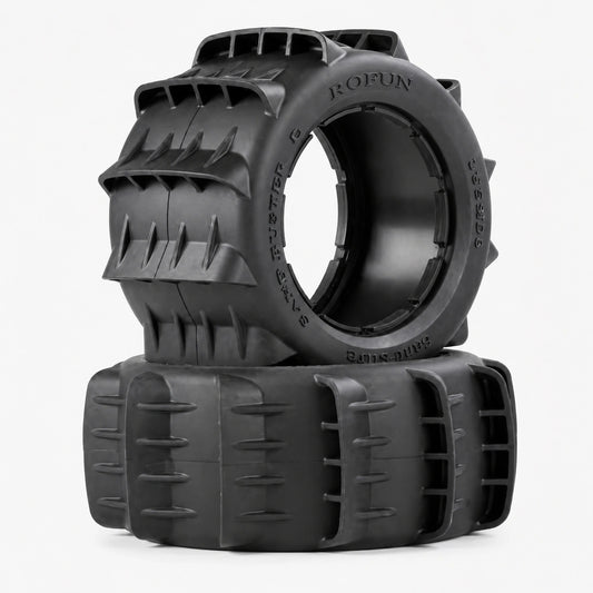 Sand tires (rear) for HPI Baja 5B.